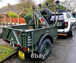 Hiab trailer, 7 ton winch, landrover, defender, off road 4x4, fantastic trailer