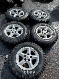 LANDROVER DISCOVERY TD5 SET 5 16 ALLOY WHEELS BF GOODRICH 4x4 TYRES OFF ROAD