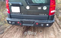 LAND ROVER DISCOVERY III 3 and IV 4 04-15 REAR STEEL BUMPER OFF -ROAD