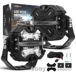 LED Driving Light 160W 19200LM Spot Flood Combo For 4x4 Off Road ATV Truck White