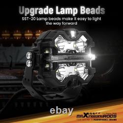 LED Driving Light 160W 19200LM Spot Flood Combo For 4x4 Off Road ATV Truck White
