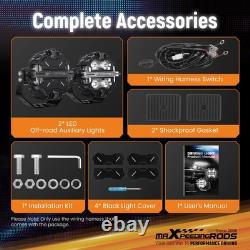 LED Driving Light Bar 212W White Amber DRL For Off Road SUV 4X4 Marine 12V IP68
