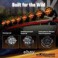 LED Driving Light Bar 212W White Amber DRL For Off Road SUV 4X4 Marine 12V IP68