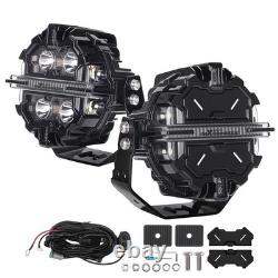 LED Driving Light Bar 212W White Amber DRL For Off Road SUV 4X4 Marine 12V IP68
