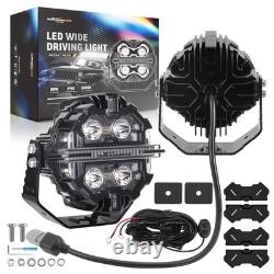 LED Driving Light Bar 212W White Amber DRL For Off Road SUV 4X4 Marine 12V IP68