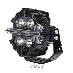 LED Driving Light Bar 212W White Amber DRL For Off Road SUV 4X4 Marine 12V IP68