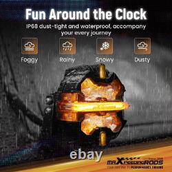 LED Pod Light Bar 270° Coverage RGB DRL For Off Road SUV 4X4 Marine White IP68