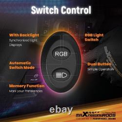 LED Pod Light Bar 270° Coverage RGB DRL For Off Road SUV 4X4 Marine White IP68