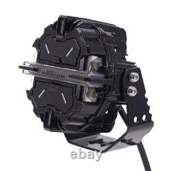 LED Pod Light Bar 270° Coverage RGB DRL For Off Road SUV 4X4 Marine White IP68