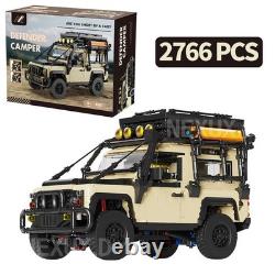 Land Defender 90 Camper Rover Building Blocks 2766PCS 110 Off Road Car STEM Set