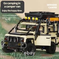Land Defender 90 Camper Rover Building Blocks 2766PCS 110 Off Road Car STEM Set