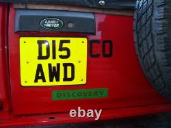 Land Range Rover Discovery dj disco D15 AWD 4WD AWD on/ off road cherished plate