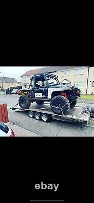Land Rover 100 Winch Challenge Truck Roll Cage And Challenge Wings Off-roader