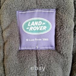 Land Rover 2000 Heavy Duty Quilted Green Fleece Coat Zip-off Hood Bag Size S