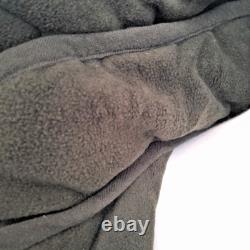 Land Rover 2000 Heavy Duty Quilted Green Fleece Coat Zip-off Hood Bag Size S Land Rover 2000 Heavy Duty Quilted Green Fleece Coat Zip-off Hood Bag Size S