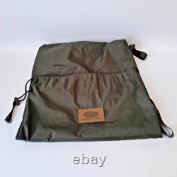 Land Rover 2000 Heavy Duty Quilted Green Fleece Coat Zip-off Hood Bag Size S