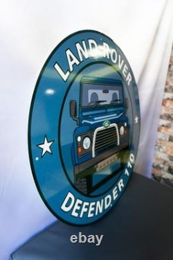 Land Rover Defender 110 Retro Off-Road Metal Sign 50 cm (19.7)