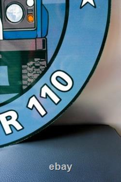 Land Rover Defender 110 Retro Off-Road Metal Sign 50 cm (19.7)