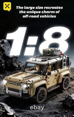 Land Rover Defender 18 RC Building Blocks Car 1377pcs Off Road Toy Electric UK