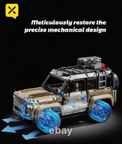 Land Rover Defender 18 RC Building Blocks Car 1377pcs Off Road Toy Electric UK