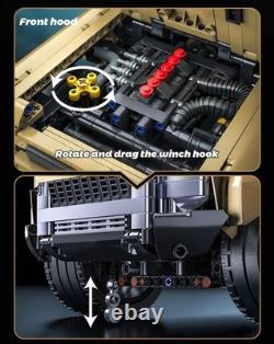 Land Rover Defender 18 RC Building Blocks Car 1377pcs Off Road Toy Electric UK