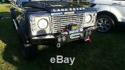 Land Rover Defender 90 110 130 Front Winch Bumper Squared Off Road Protection