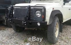 Land Rover Defender Front Steel Bumper Winch Off -road