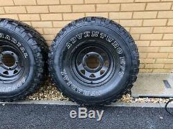 Land Rover Defender Modular Wheels and Off Road 4x4 Tyres 33x12.50x15