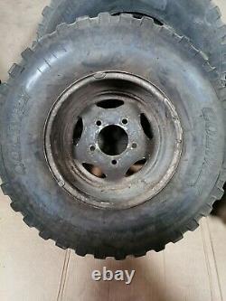 Land Rover Defender R16 Steel wheels with off road tyres 235 85 16