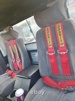 Land Rover Defender Truck Cab Front Seats With Harnesses Off Road