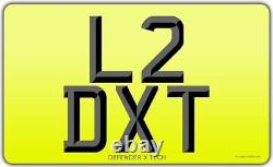 Land Rover Defender X Tech Number Plate L2 Dxt Off Road 90 Landey Dt Jeep Fwd