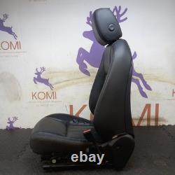 Land Rover Discovery Sport L550 16-20 Front Right/off Side Black Leather Seat