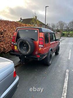 Land Rover Discovery TD5 off road mods with winch, snorkel, steel bumpers guards