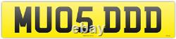 Land Rover Private Number Plate Mu05 Ddd? 4x4 Muddy Dirty Off Road Range Rover