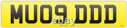 Land Rover Private Number Plate Mu09 Ddd? 4x4 Muddy Dirty Off Road Range Rover