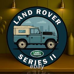 Land Rover SeriesII Off-Road Heritage Classic 4x4 Heavy Metal Sign- 19.7 (50cm)