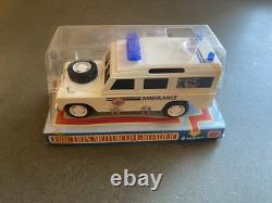 Land Rover friction model off roader, Hong Hong Made, AMBULANCE, Edition. Rare