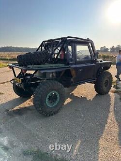 Land rover defender 90 pick up, off roader, challenge truck, mud truck, 4x4