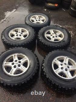Landrover Discovery 2 16 Alloy Wheel X5 With Chunky Off Road 265/75/16 Tyres