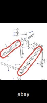 Landrover Galvanised Tub Body Capping Finisher 110 109 off side AMN711280