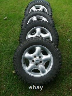 Landrover freelander wheels and off road tyres 215 65 16