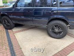 Landrover wheel/tyres p38 disco 2 off road 285 65 18 new. Hurricane alloys