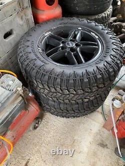 Landrover wheel/tyres p38 disco 2 off road 285 65 18 new. Hurricane alloys