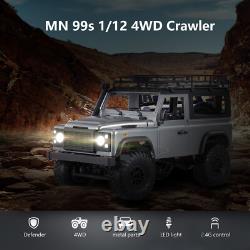 MN 99s 2.4G 1/12 4WD RTR Crawler RC Car Off-Road For Land Rover With 3Battery