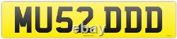 MUDDY PRIVATE NUMBER PLATE MU52 DDD? 4 x 4 DIRTY OFF ROAD RANGE LAND ROVER TRUCK