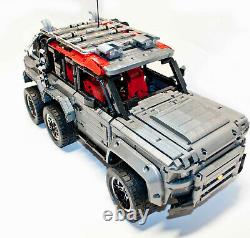 Massive building block 4x4 offroad 6x4 truck, LandRover works with Lego /Technic