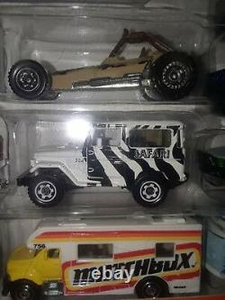 Matchbox 10 pack OFF ROAD ADVENTURE with LAND ROVER and LAND CRUISER