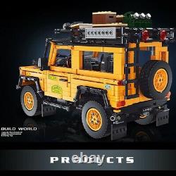 New Building Blocks Land Rover Car Off-road Vehicle Model Children Birthday Gift