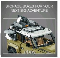 New LEGO 42110 Technic Land Rover Defender Off Road 4x4 Car over 2500 pieces