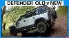 New V Old Land Rover Defender Off Road Challenge On Spicy Lane Part 1